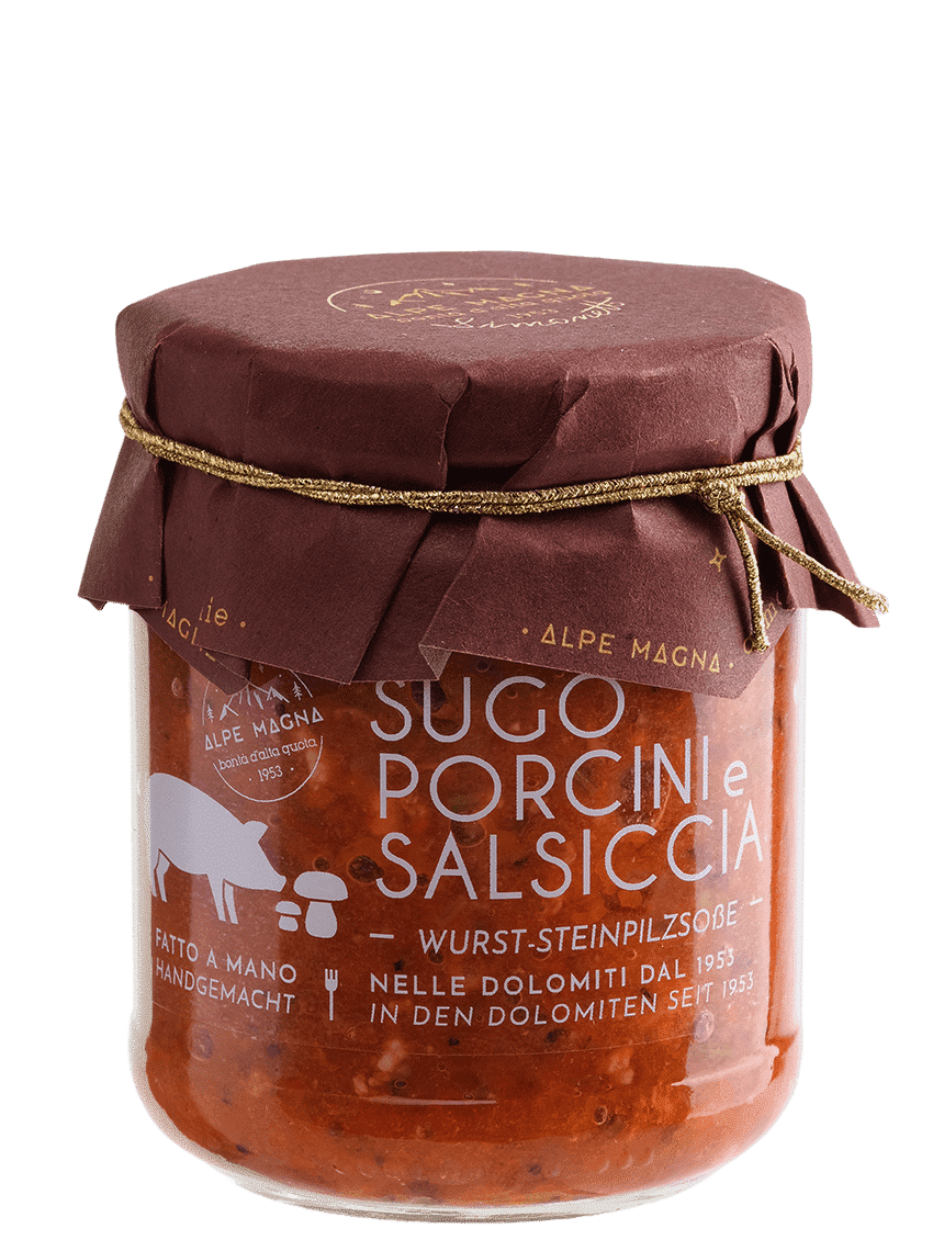 Sauce with porcini and sausage